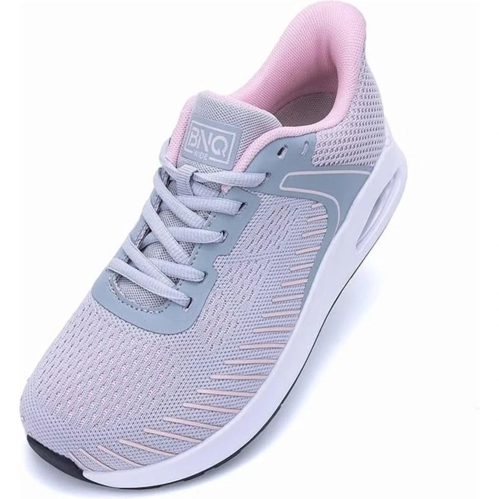 MAYKY Women's Wide Toe Box Walking Shoes Arch Support Orthotic Sneakers 8